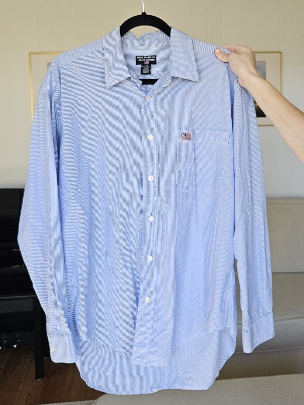 Polo Ralph Lauren Polo Jeans Co. Ralph Lauren button-down shirt Striped Cotton